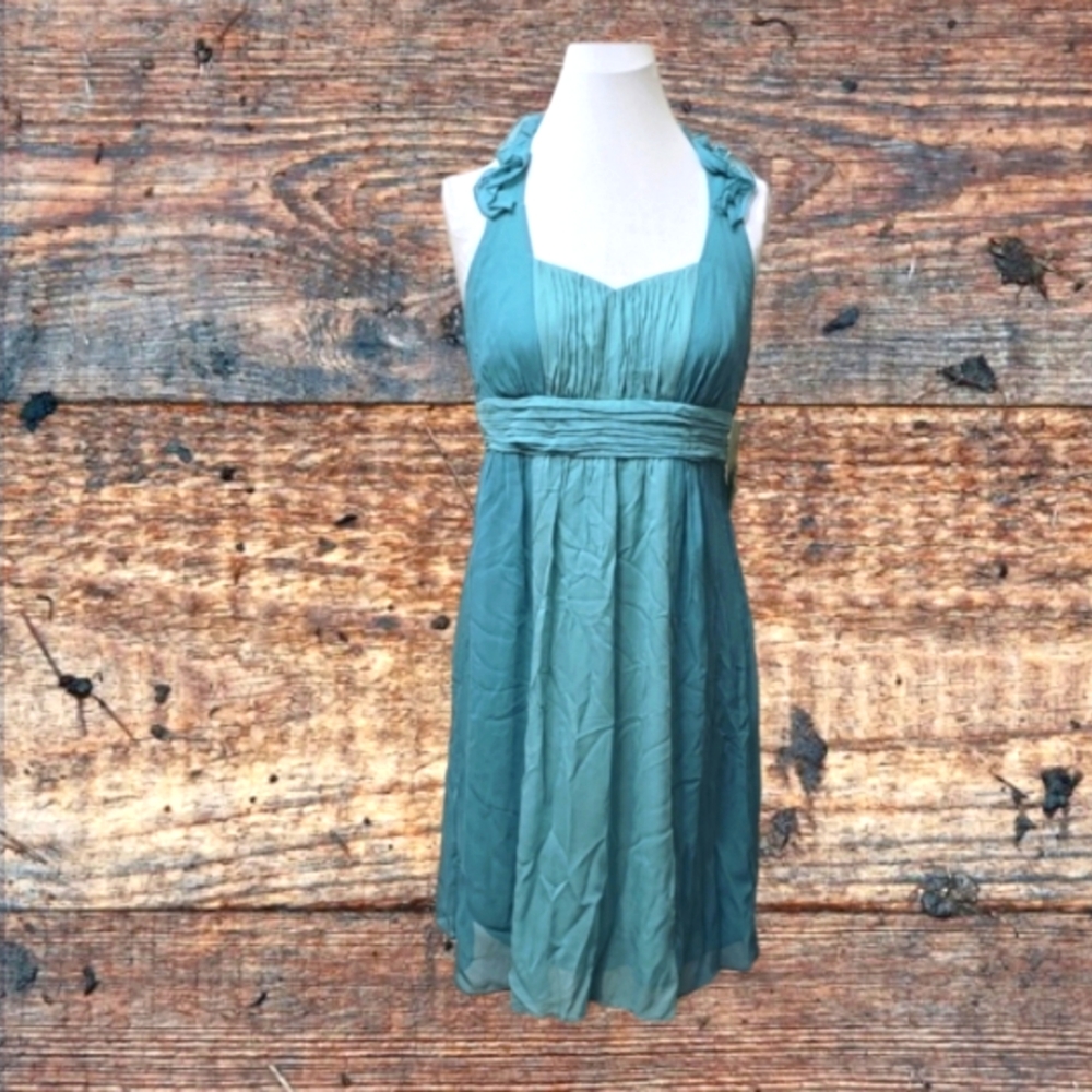 Sangria Petite Silk Dress